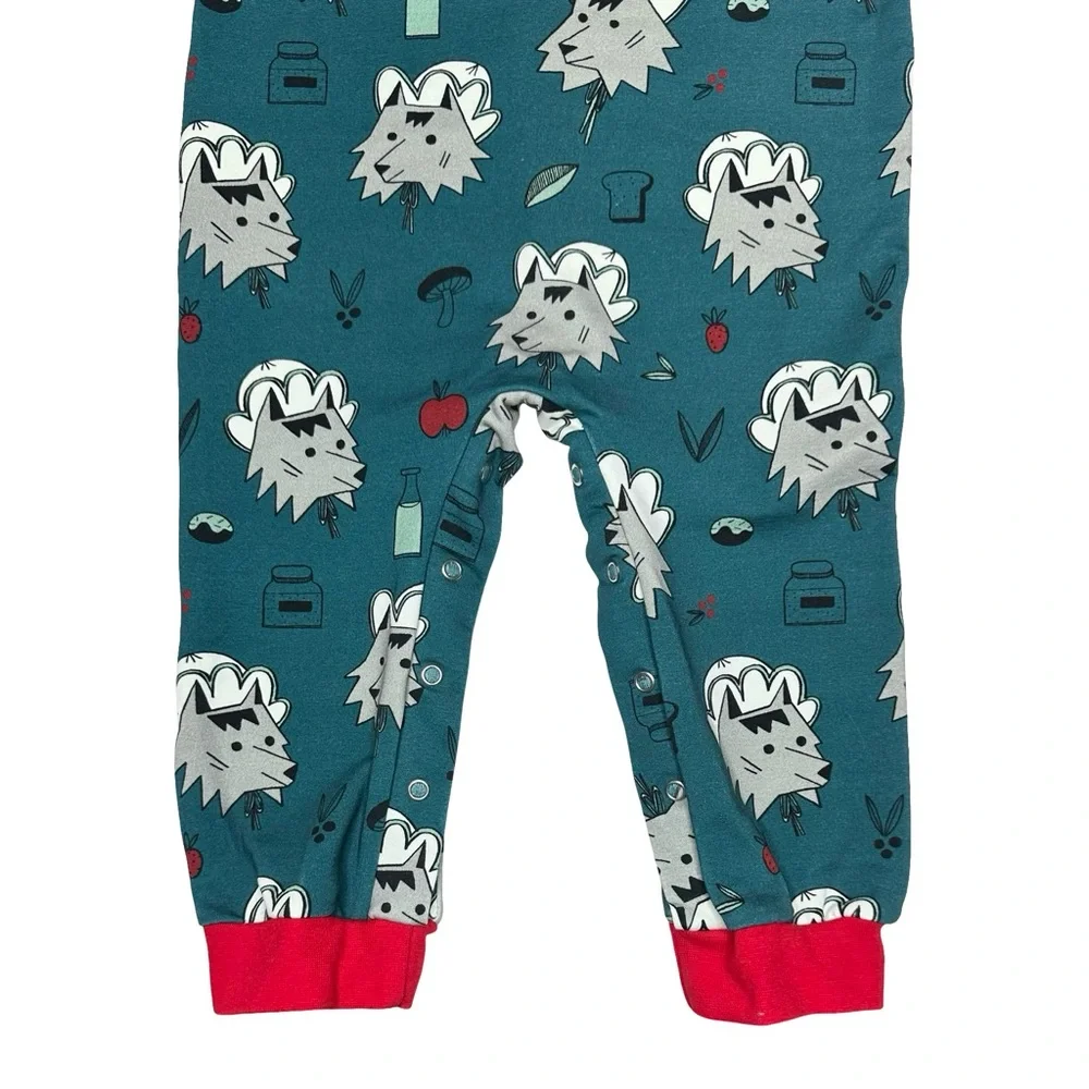 Raspberry Republic A Wolf in‎ Disguise Playsuit